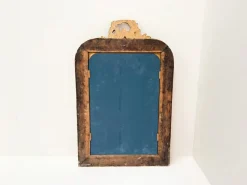 Hot Pamono Antique French Giltwood Wall Mirror with Bird and Laurel Crest, 19th Century