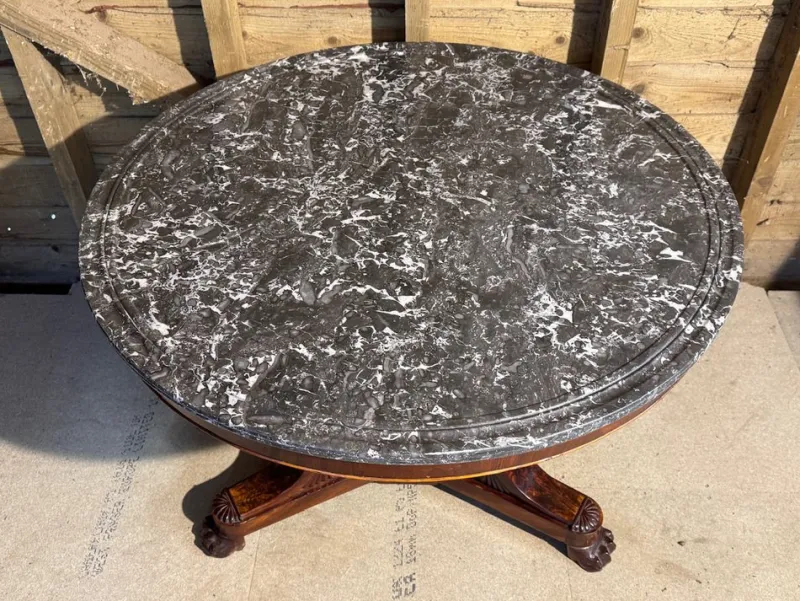 Pamono Antique French Gueridon Centre Table, 1830