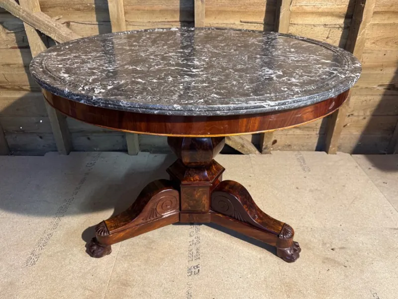Pamono Antique French Gueridon Centre Table, 1830