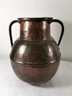 Outlet Pamono Antique French Hammered Copper Jug