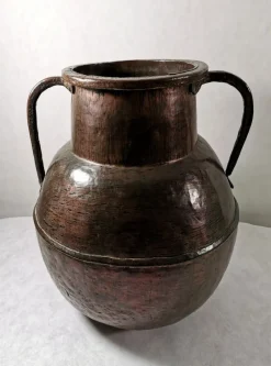 Outlet Pamono Antique French Hammered Copper Jug