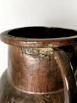 Outlet Pamono Antique French Hammered Copper Jug