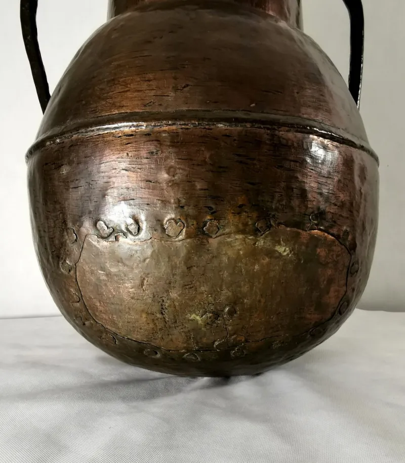 Outlet Pamono Antique French Hammered Copper Jug