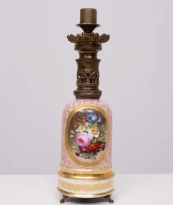 Sale Pamono Antique French Hand Painted Table Lamp in Sevres Porcelain, 1880s