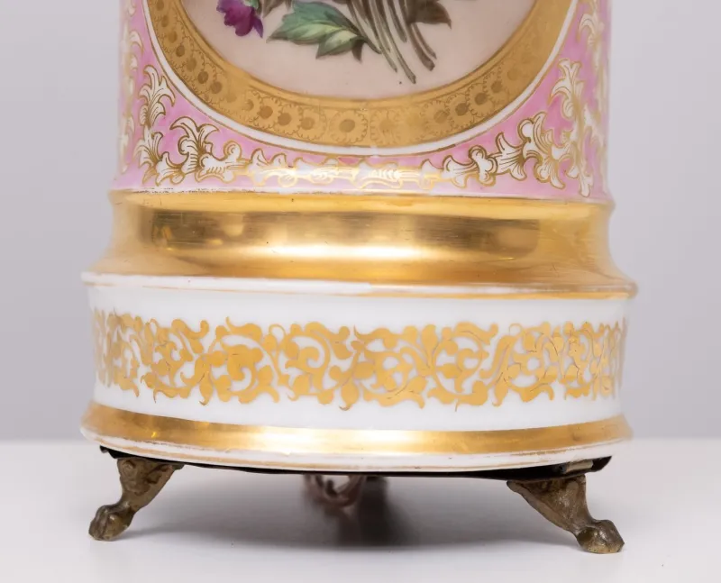 Sale Pamono Antique French Hand Painted Table Lamp in Sevres Porcelain, 1880s