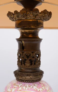 Sale Pamono Antique French Hand Painted Table Lamp in Sevres Porcelain, 1880s