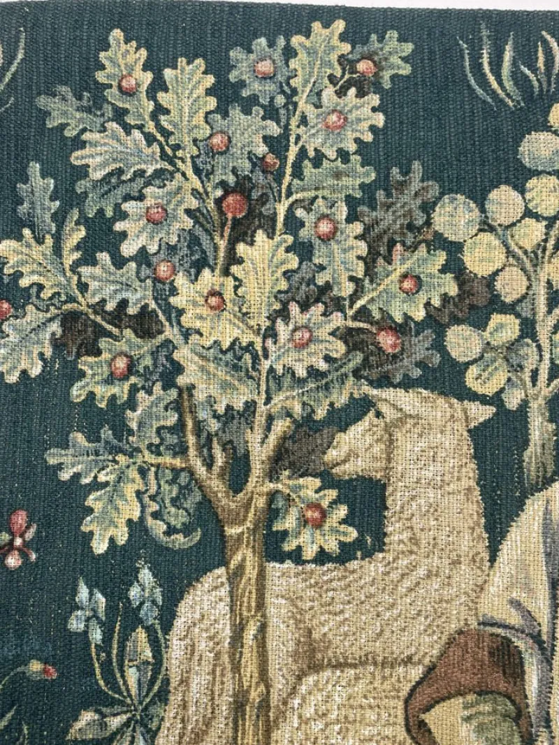 Hot Pamono Antique French Handwoven Tapestry