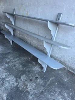 Clearance Pamono Antique French Industrial Style Wall Rack