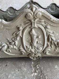 New Pamono Antique French Jardinière in Cast Iron