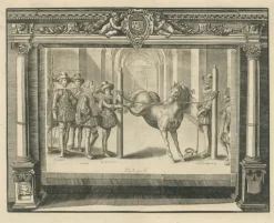 Pamono Antique French King Louis XIII with Other Figures and a Horse, 1625><noscript><img width=