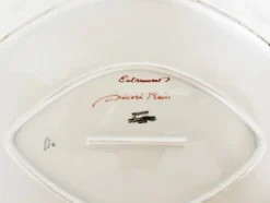 Clearance Pamono Antique French Limoges Pink Tray, 1890s