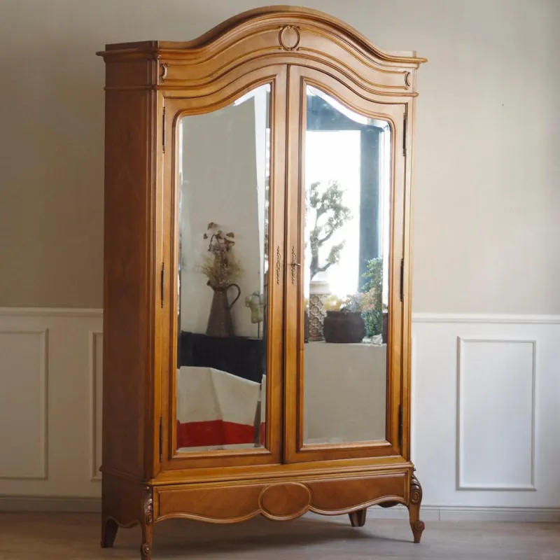 Discount Pamono Antique French Louis XV Style Mirror Cabinet, 1890s