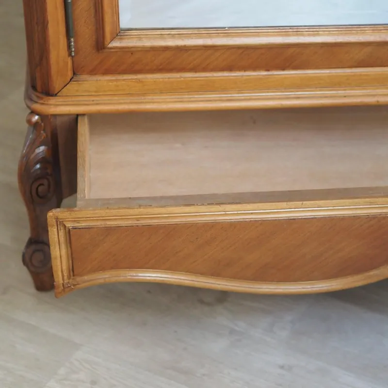 Discount Pamono Antique French Louis XV Style Mirror Cabinet, 1890s