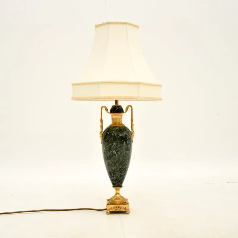 Clearance Pamono Antique French Marble and Gilt Metal Table Lamp, 1890s