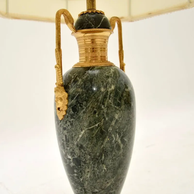 Clearance Pamono Antique French Marble and Gilt Metal Table Lamp, 1890s