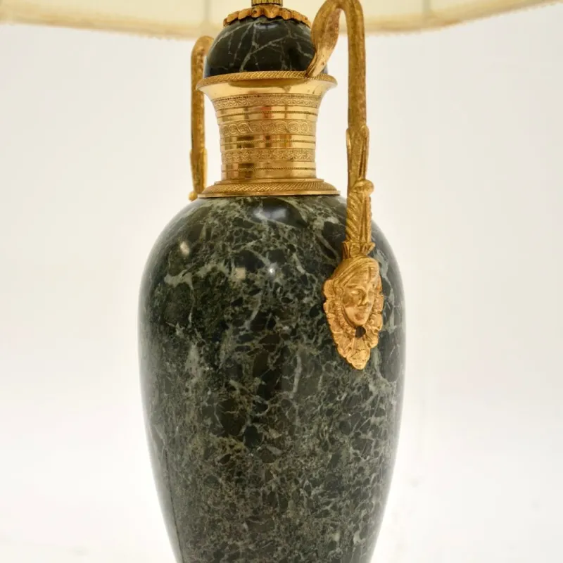 Clearance Pamono Antique French Marble and Gilt Metal Table Lamp, 1890s