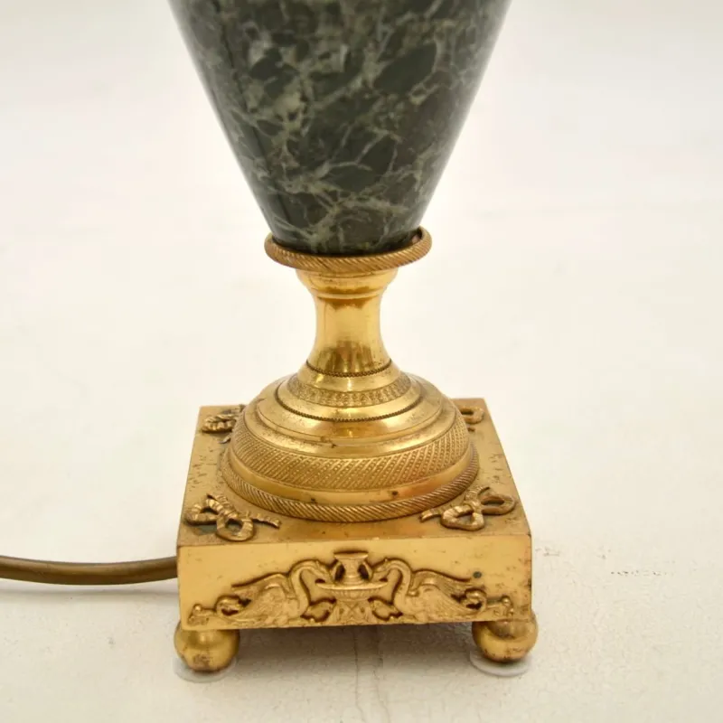 Clearance Pamono Antique French Marble and Gilt Metal Table Lamp, 1890s