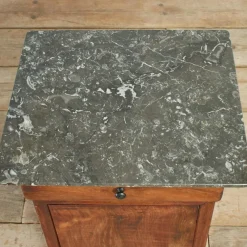 Best Pamono Antique French Marble Top Bedside Cabinet