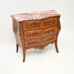 Outlet Pamono Antique French Marble Top Bombe Commode, 1890s