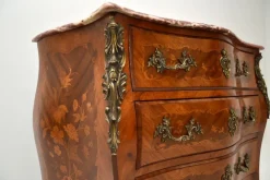 Outlet Pamono Antique French Marble Top Bombe Commode, 1890s
