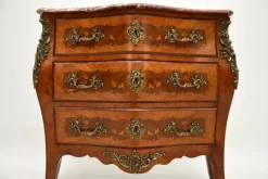 Outlet Pamono Antique French Marble Top Bombe Commode, 1890s