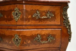 Outlet Pamono Antique French Marble Top Bombe Commode, 1890s