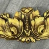 Pamono Antique French Metal Gilt Leaf Scroll Decoration> Wall Decor