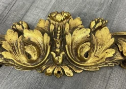 Pamono Antique French Metal Gilt Leaf Scroll Decoration> Wall Decor