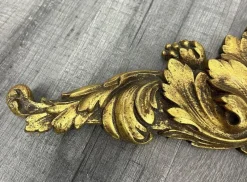 Pamono Antique French Metal Gilt Leaf Scroll Decoration><noscript><img width=