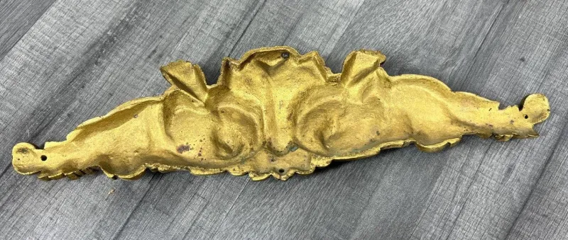 Pamono Antique French Metal Gilt Leaf Scroll Decoration> Wall Decor
