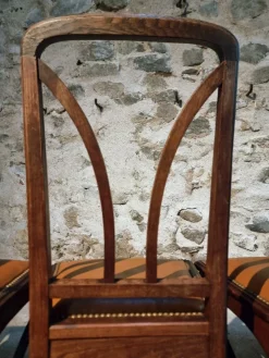 Pamono Antique French Oak Dining Chairs, 1890s, Set of 6><noscript><img width=