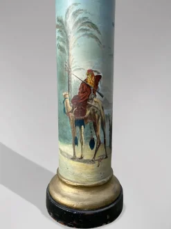 Online Pamono Antique French Painted Columns by Marguerite, 1896, Set of 2