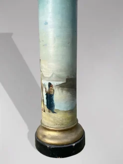 Online Pamono Antique French Painted Columns by Marguerite, 1896, Set of 2