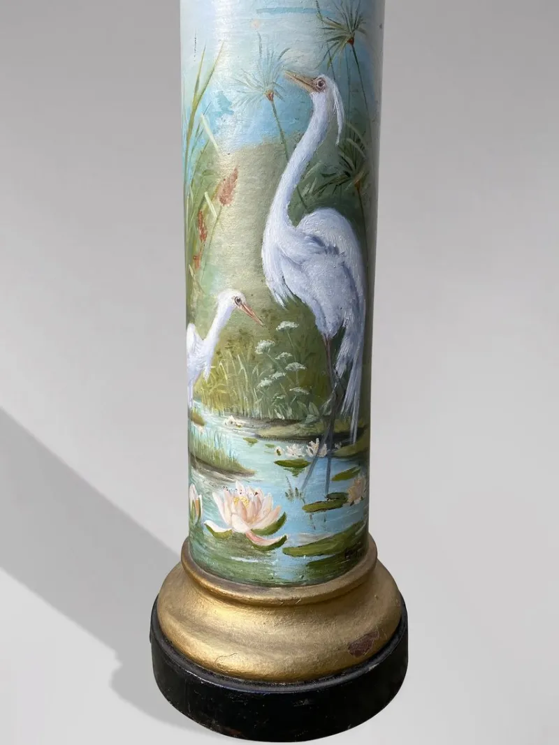 Online Pamono Antique French Painted Columns by Marguerite, 1896, Set of 2