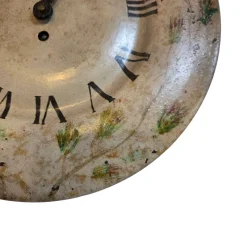 Best Pamono Antique French Painted Kitchen Clock from Japy, Late 1800s