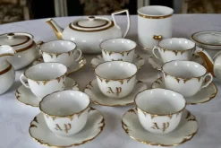 Online Pamono Antique French Porcelain Coffee Tea Set, 1865, Set of 13