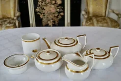Online Pamono Antique French Porcelain Coffee Tea Set, 1865, Set of 13