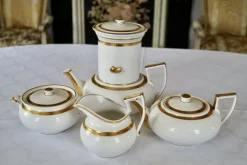 Online Pamono Antique French Porcelain Coffee Tea Set, 1865, Set of 13