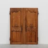 Pamono Antique French Provincial Hand-Carved Doors, 1880s, Set of 2> Architectural Elements