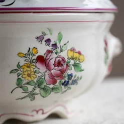 Pamono Antique French Soup Tureen from Lunéville, Early 20th Century><noscript><img width=
