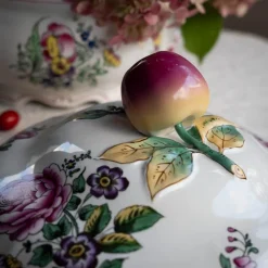 Pamono Antique French Soup Tureen from Lunéville, Early 20th Century><noscript><img width=