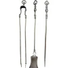 Discount Pamono Antique French Steel Ornate Fire Tools, Set of 3