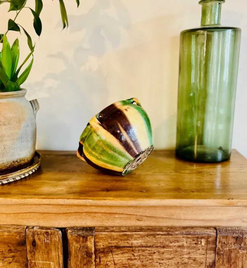 Pamono Antique French Terracotta Cachepots or Planters, 19th Century, Set of 3> Planters And Jardiniere