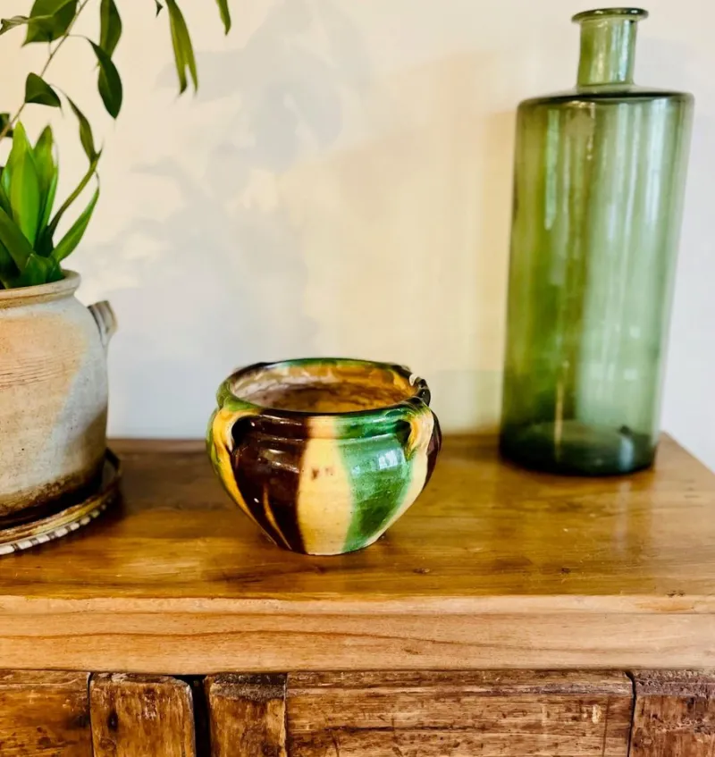Pamono Antique French Terracotta Cachepots or Planters, 19th Century, Set of 3> Planters And Jardiniere