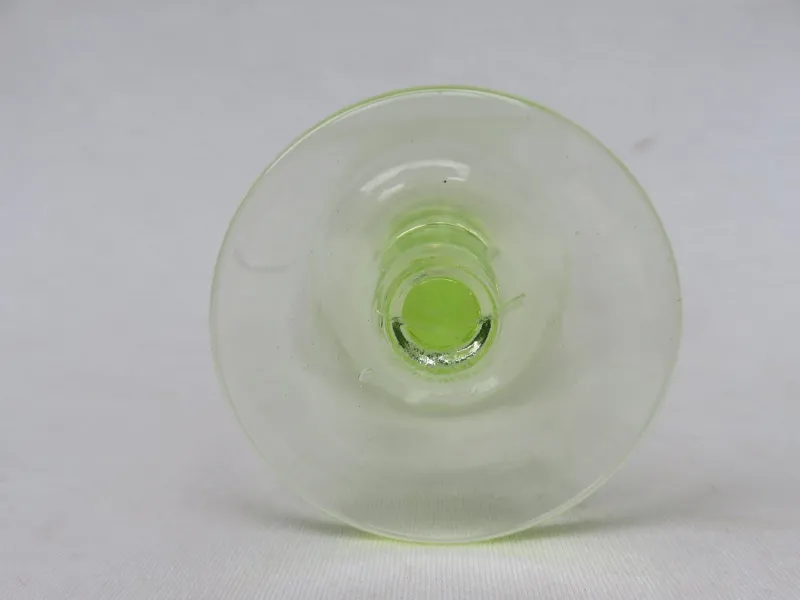 New Pamono Antique French Uranium Glasses Set, Set of 6