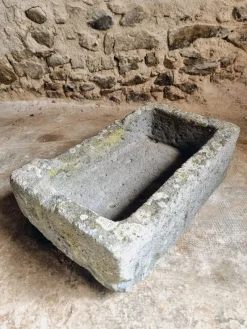 Pamono Antique French Volcanic Stone Trough, 18th Century><noscript><img width=