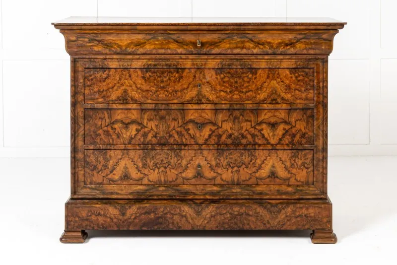 Pamono Antique French Walnut Commode, 1800s> Dressers, Commodes & Chests