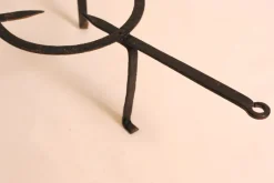 Outlet Pamono Antique French Wrought Iron Tripod Fireplace Stand, 1890s