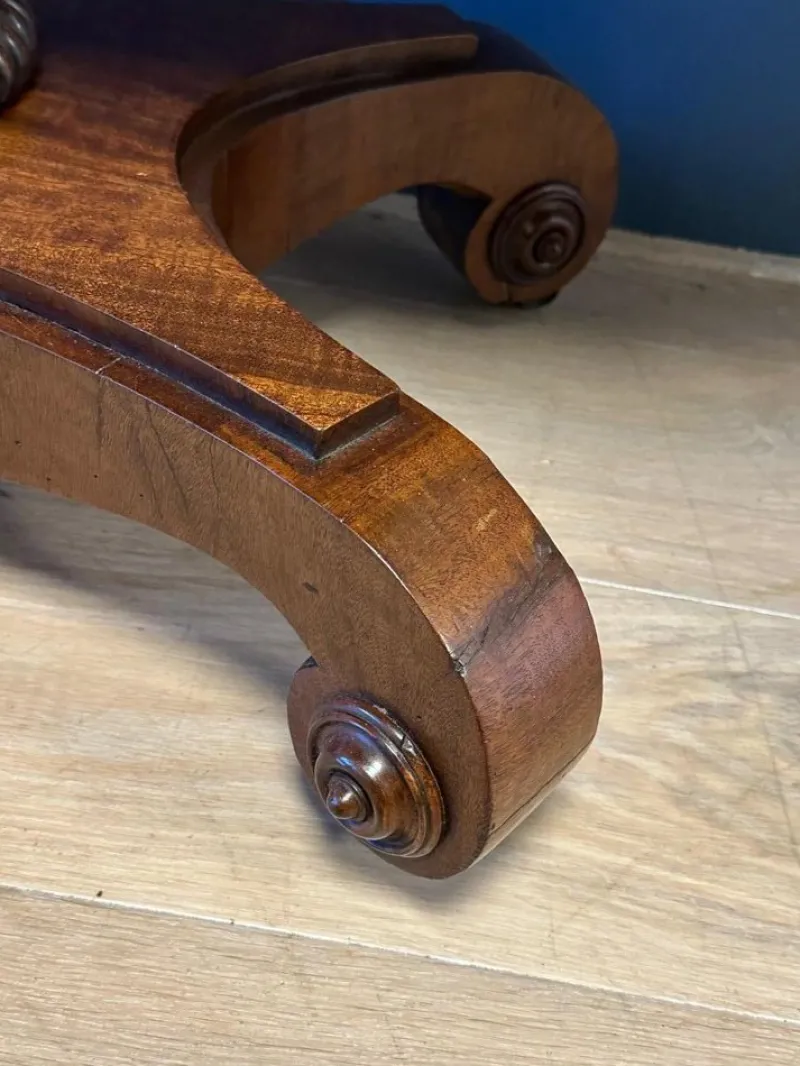 Outlet Pamono Antique Game Table in Mahogany