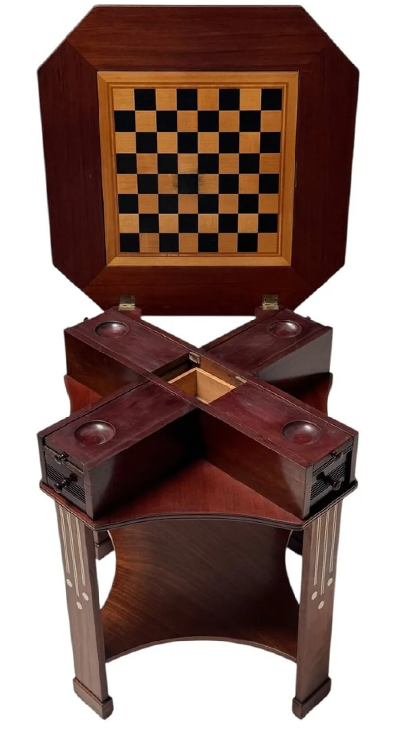 Pamono Antique Game Table, 1900s> Game Tables